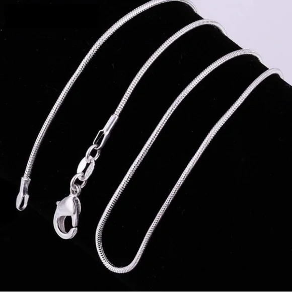 STERLING SNAKE CHAIN 20-IN 2mm GREAT LOW PRICE - Picture 1 of 1